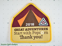 Click to enlarge 2018 Scout Popcorn - Thank You